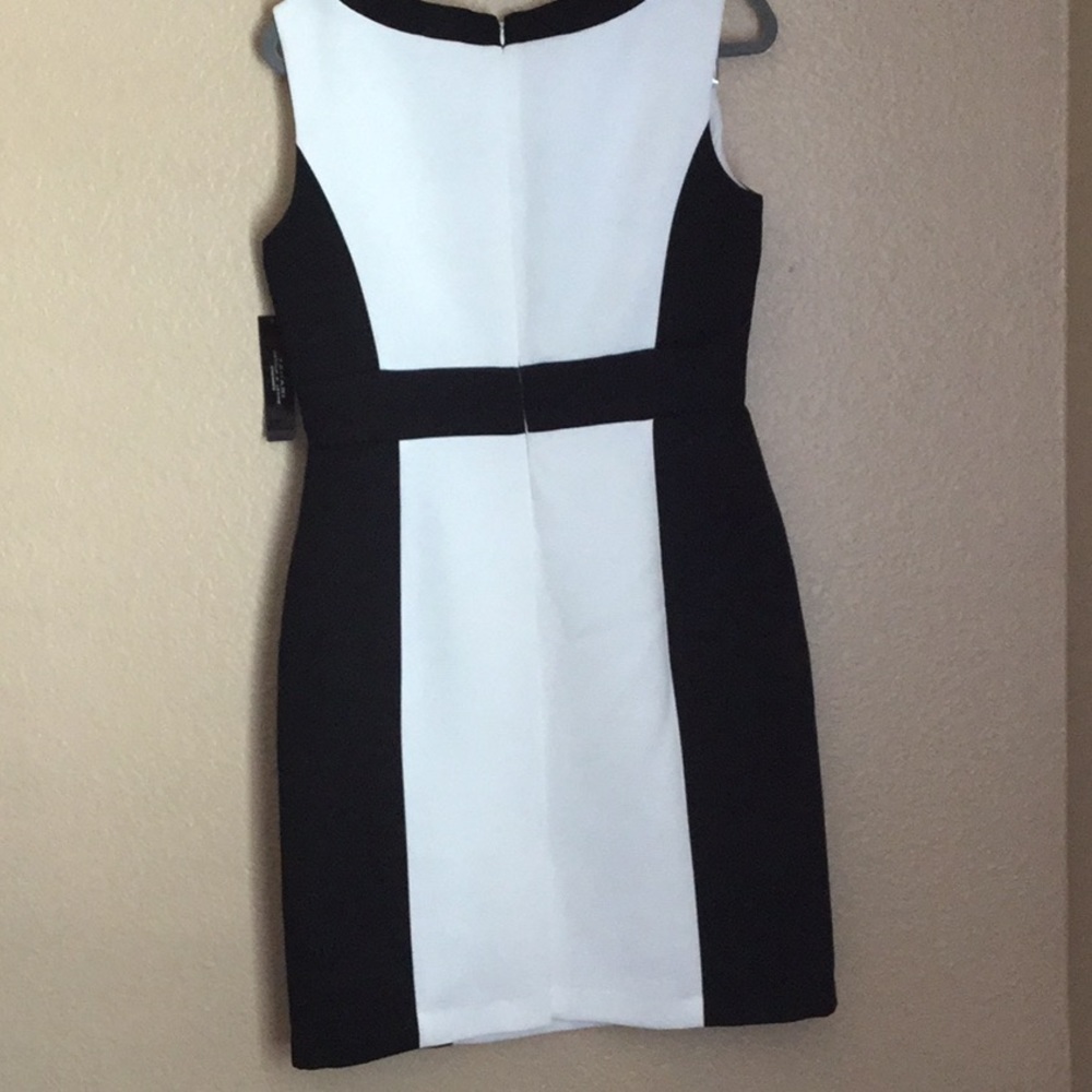 Black and white work dress - Picture 3 of 3